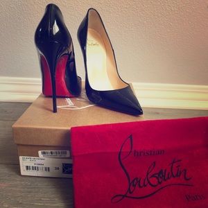 Authentic Christian Louboutin So Kate Patent Pumps